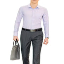 Kvalitet langermet skjorte - slim fit i lyse lyse blå