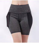 High waisted sexy biker shorts